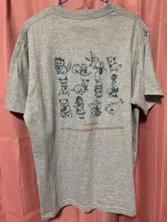 yukiemon 3Lフランシュリッペ 誕生石Tシャツ　グレー