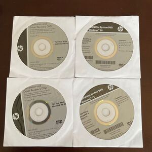 ◎(707-1) 未開封品 HP operating system DVD windows 11 +Windowa 10 リカバリー ディスク 4枚