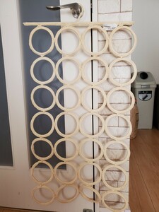 KOMPLEMENT コムプレメント ネクタイ ベルト スカーフ マフラー タオル 収納グッズ IKEA クローゼット ホワイト 洗える