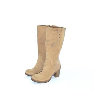 希少 アグ UGG 3214 josie ジョシー ジョージー 2way ヒール スウェード ロング ブーツ US7 24cm シューズ 5482