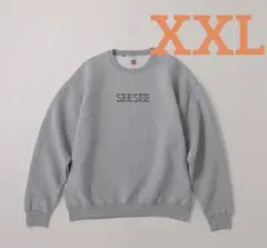 SEE SEE スウェット クルー GREY XXL