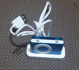 【ジャンク、動作確認品】iPod shuffle 1G A1204 メタリックブルー