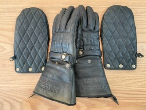 スカルフライト Lサイズ グローブ 冬用　SKULL FLIGHT ULTIMATE BONE GLOVE 　手袋　powwow パウワウ　ウエストライド　ハーレー　ショベル