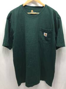 Carhartt カーハート 半袖Tシャツ グリーン サイズM original fit メンズ 24071701