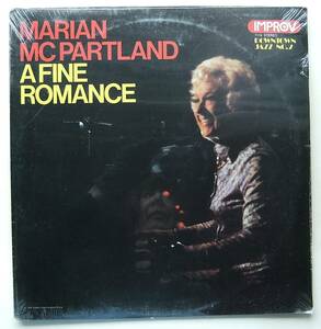 ◆ 未開封・稀少 ◆ MARIAN McPARTLAND / A Fine Romance ◆ Improv 7115 ◆