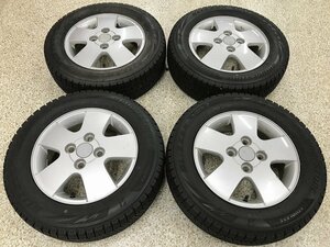 ◎人気のVRX2 165/65R13 良溝 ゴム劣化少 即使用可 北海道で使用 SUZUKI純正 13inc 4j +45 100/4H 検) エブリィ キャリィ ワゴンR アルト