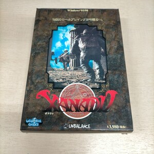 ザナドゥ XANADU Windows95/98 CD-ROM版◎中古/動作未確認/状態は写真にて/現状渡し/ノークレームで/RPG/名作/Falcom