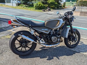 見ればわかるスゴいヤツ！RZ250 フルカスタム フルレストア 350Rエンジン プロアーム KPチャンバー 太足 ドゥカティホイール 750キラー