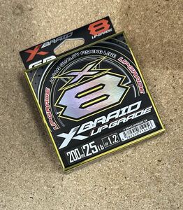 [新品] YGK よつあみ X BRAID UPGRADE X8 エックスブレイド アップグレードPE 1.2号(25lb) 200m #PEライン