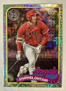 2024 大谷翔平MojoリフレクターカードTopps Chrome series1 35周年 Silver pack