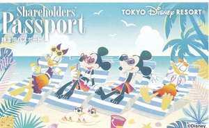 東京ディズニーリゾート株主優待券　１枚　2025年6月30日まで