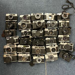 【A44】計30個　レンジファインダー カメラ　まとめ売り　Canon Minolta Konica Yashica Ricoh など　ジャンク品