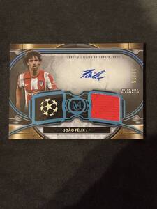 2021-22 Topps Museum Collection Soccer Joao Felix Relic Auto /75