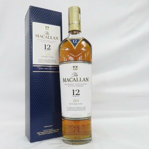 【未開栓】The MACALLAN ザ・マッカラン 12年 ダブルカスク ウイスキー 700ml 40% 箱付 11593557 0604