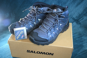 サロモン SALOMON X BRAZE MID GORE-TEX W ゴアテックス 24cm(23.5) 防水透湿 トレッキングシューズ ハイキングシューズ 登山靴 レディース