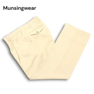 Munsingwear マンシングウェア ゴルフ 通年★ ストレート スラックス パンツ Sz.91 メンズ 大きいサイズ　C4B04773_A#R