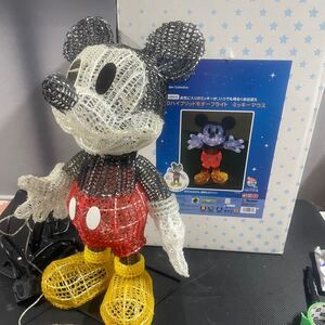 瀧511 ディズニー 3Dハイブリッドモチーフライト ミッキーマウス LED キャラクター　保管品 特大 中古