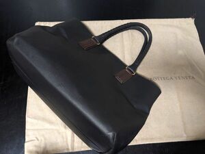 美品 ボッテガヴェネタ BOTTEGA VENETA トートバッグ マルコポーロ ブリーフバッグ PVC イントレチャート 7629