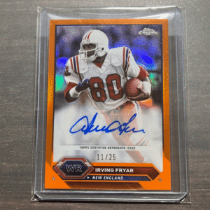 Irving Fryar - New England Patriots Orange Refractor Auto /25 Chrome 2024 Topps Composite Football NFL Autograph 直筆サイン