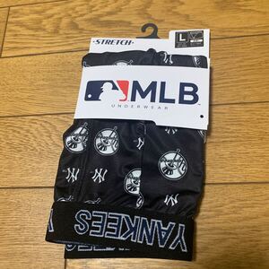 新品未使用ボクサーブリーフパンツ前閉MLBメジャーリーグニューヨークヤンキースジャッジソト松井秀喜イチローブラサイズLアンダーウェア