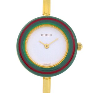 グッチ チェンジベゼル ブランドオフ GUCCI GP（ゴールドメッキ） 腕時計 GP 中古 レディース