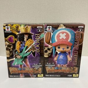 【中古】ワンピース ONEPIECE DXF THE GRANDLINE MEN vol.14 全2種　 チョッパー　 ブルック　フィギュア2個セット