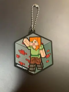 Minecraft キーホルダー 六角形 約5cm ボールチェーン