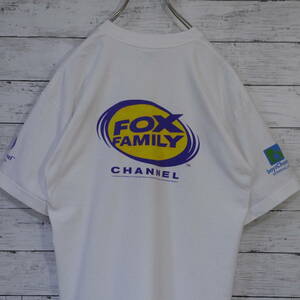 90s 1999年 Roo Crew CAPTAIN KANGAROO キャプテンカンガルー FOX FAMILY CHANNEL 企業系 両面プリント 肉厚 Tシャツ L ホワイト 20202825