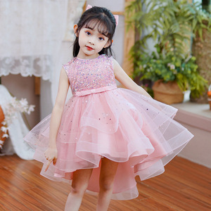 ☆ ピンク ☆ 140cm ☆ キッズフォーマルドレスショートxjformaldress01 女の子 ドレス 子供服 フォーマル フォーマルワンピース