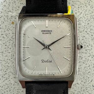 SEIKO 7731-5110 セイコー ドルチェ クォーツ DOLCE 腕時計 スクエア QZ シルバー文字盤 現状品 