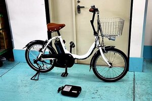 18年度モデル YAMAHA PAS CITY-C PA20CC 電動アシスト自転車 20インチ 3段変速 軽量 コンパクト (送料0円で無い・別途発生します) 55789Y