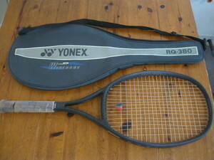 895. 初心者～向け YONEX　ヨネックス テニスラケット RQ-380 WIDEBODY　OPS IPS ケース付き 男女兼用　硬式用 日本製