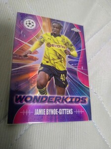 2023-24 TOPPS CHROME UEFA CLUB COMPETITIONS WONDERKIDS JAMIE BYNOE GITTENS