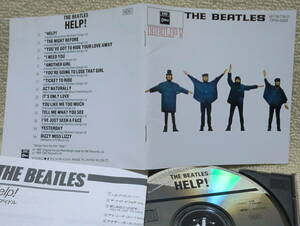 即決！【2点で送料を切手で返却】●日本盤CD ビートルズ Beatles Help! CD用ステレオ・リミックスでリマスター前の音源 対訳 イエスタデイ