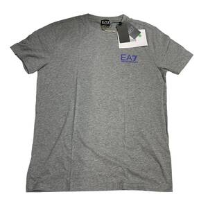 ◆未使用品◆EMPORIO ARMANI アルマーニ 半袖 Tシャツ グレー Mサイズ E74328NB