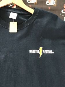 Webster Electric LLC Tシャツ　電気会社　企業　カンパニー　マサチューセッツ州　アメリカ　ビンテージ　古着　アメカジ