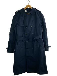 US.NAVY◆オールウェザートレンチコート/XL/コットン/ネイビー/ライナー付き/8405-01-175-2295