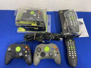 ジャンク　動作未確認　XBOX　コントローラ　3個+リモコン2個　 セット　　D4