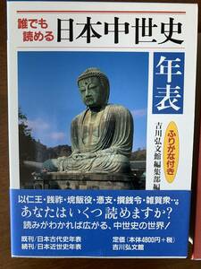 誰でも読める日本中世史年表　ふりがな付き／吉川弘文館編集部【編】