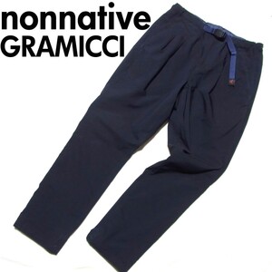 21SS nonnative WALKER EASY PANTS POLY TWILL Pliantex by GRAMICCI 0 ネイビー NN-P3984 ノンネイティブ グラミチ イージー パンツ 別注