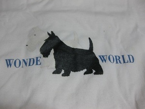 ＷＯＮＤＥＲＦＵＬ　ＷＯＲＬＤ　ワンダフルワールド　テリアプリント長袖Ｔシャツ　生成り　インゲボルグ　ピンクハウス