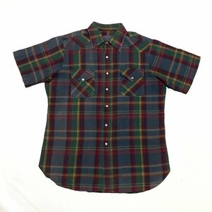 90’s/PENDLETON/Made in USA/Short Sleeve Check Weatern Shirts/Large/ペンドルトン/半袖チェックウエスタンシャツ/米国製