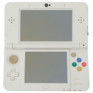 【中古】任天堂 Newニンテンドー3DS ホワイト 本体のみ 液晶画面いたみ [管理:1350012114]