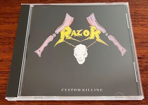 美品 RAZOR CUSTOM KILLING CD SACRIFICE AGGRESSION SLAYER WEHRMACHT POSSESSED VOIVOD cryptic slaughter sod Metallica Soothsayer