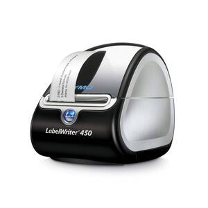 【中古】DYMO 450 Label Printer USB, PC/MAC, 51 Labels Per Minute - Black/Silve