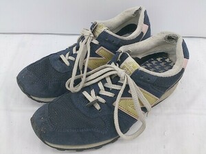 ◇ NEW BALANCE ニューバランス D WR996EEY スニーカー シューズ サイズ23.5ｃｍ ネイビー レディース E