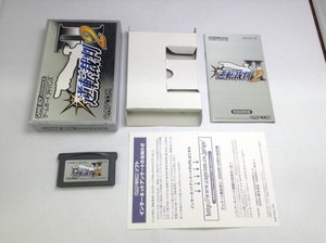 中古A★逆転裁判2★ゲームボーイアドバンスソフト