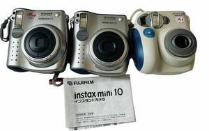 FUJIFILM チェキ instax mini7 instax mini10 3台 まとめ