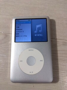 【M634】【動作確認済み、未初期化】 Apple iPod Classic A1238 160GB シルバー