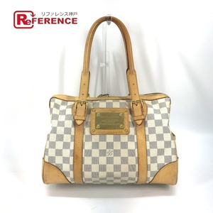 LOUIS VUITTON ルイヴィトン N52001 バークレーPM ミニボストンバッグ カバン ダミエアズール ハンドバッグ ホワイト レディース【中古】